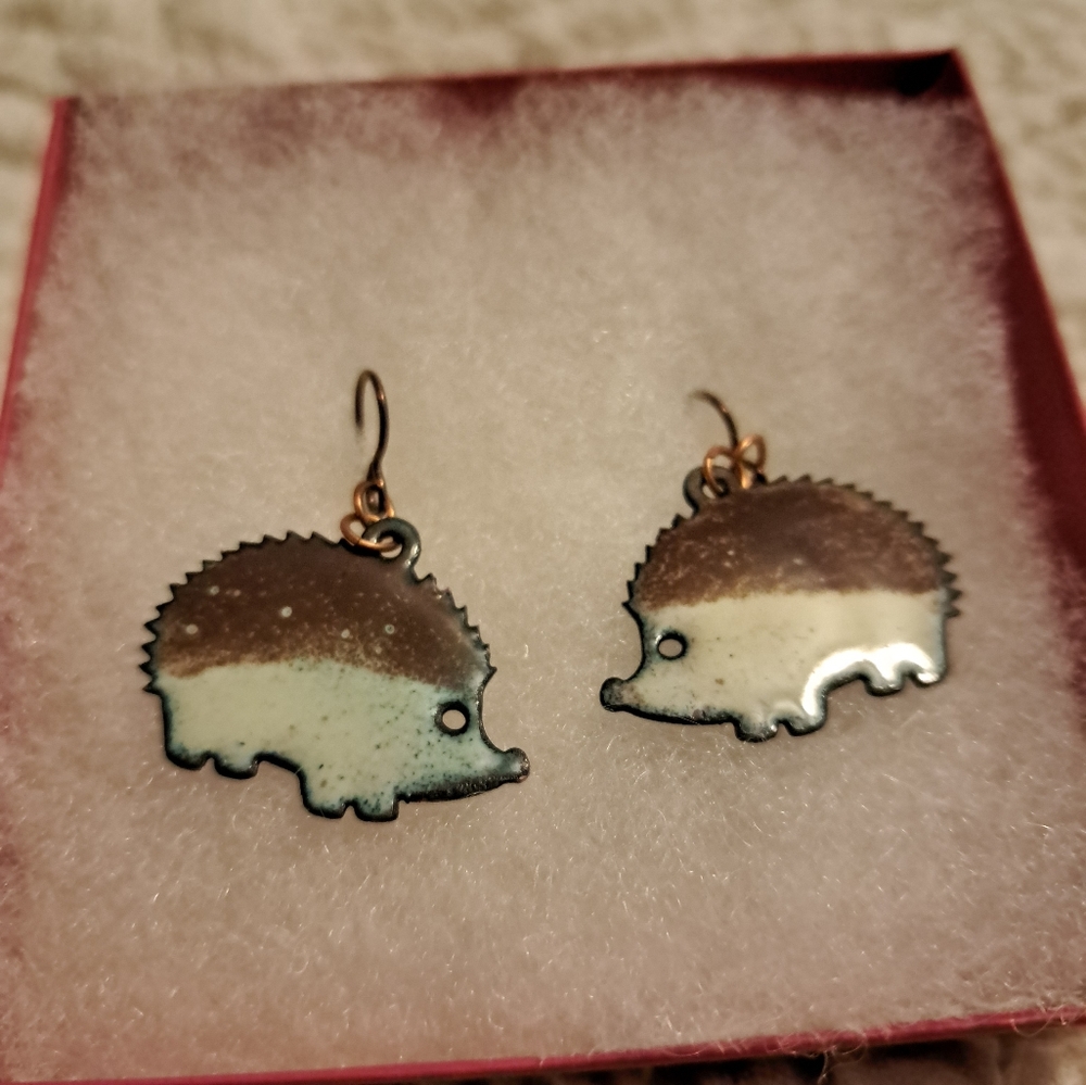 Hedgehog Earrings